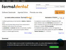 Tablet Screenshot of formatdental.it